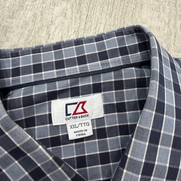 Chicago Bears Button Down Shirt Men's 2XL XXL Blue Embroidered Logo Preppy - Picture 4 of 8